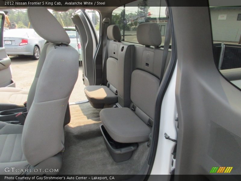 Avalanche White / Steel 2012 Nissan Frontier S King Cab