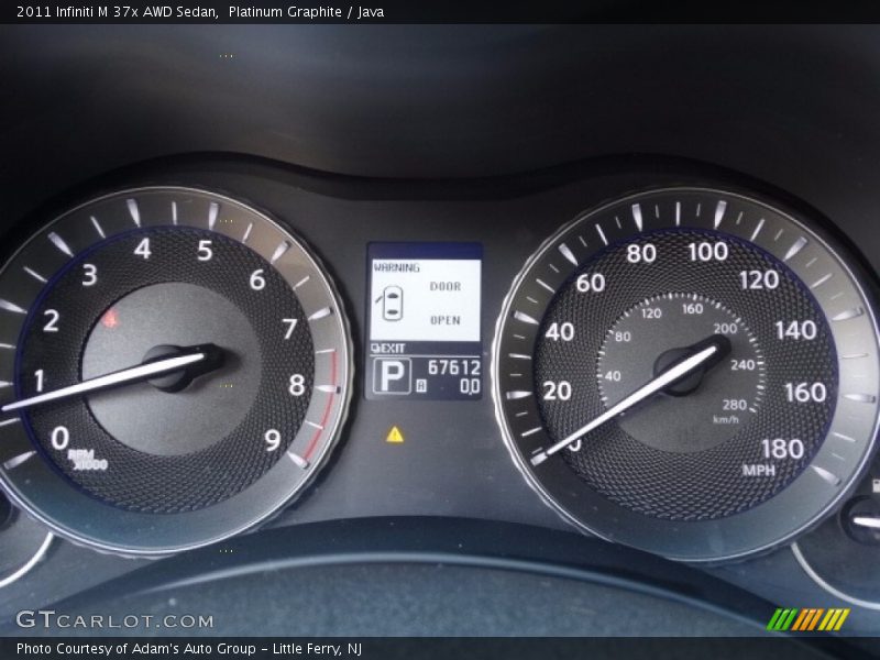 Platinum Graphite / Java 2011 Infiniti M 37x AWD Sedan