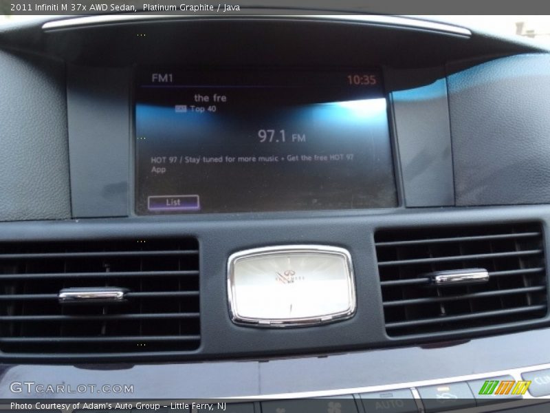 Platinum Graphite / Java 2011 Infiniti M 37x AWD Sedan