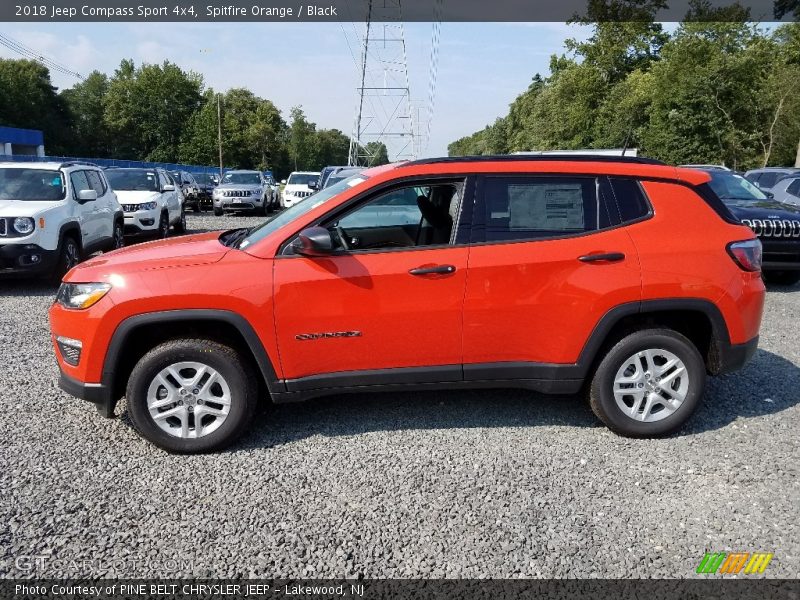 2018 Compass Sport 4x4 Spitfire Orange
