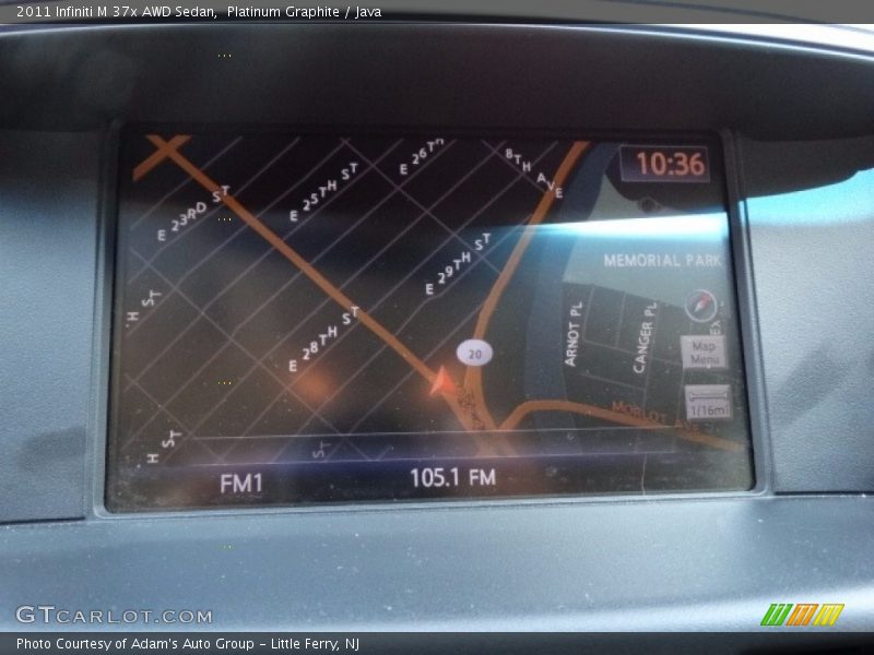 Platinum Graphite / Java 2011 Infiniti M 37x AWD Sedan