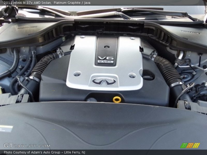 Platinum Graphite / Java 2011 Infiniti M 37x AWD Sedan