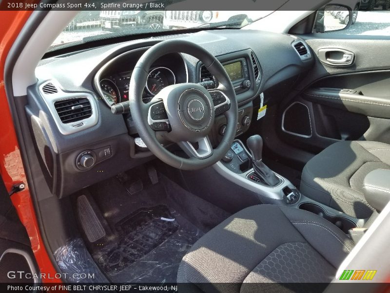 Spitfire Orange / Black 2018 Jeep Compass Sport 4x4