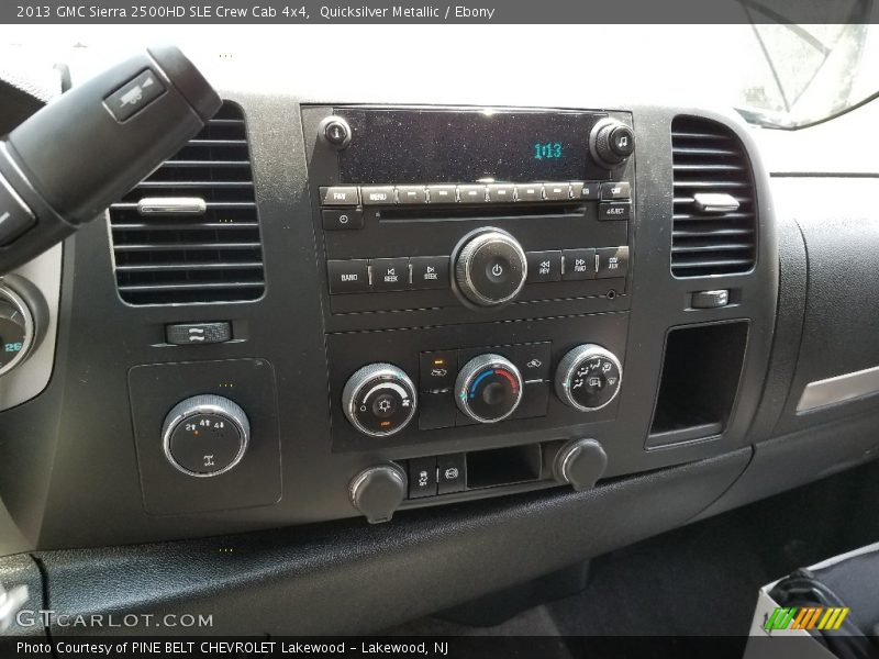 Quicksilver Metallic / Ebony 2013 GMC Sierra 2500HD SLE Crew Cab 4x4