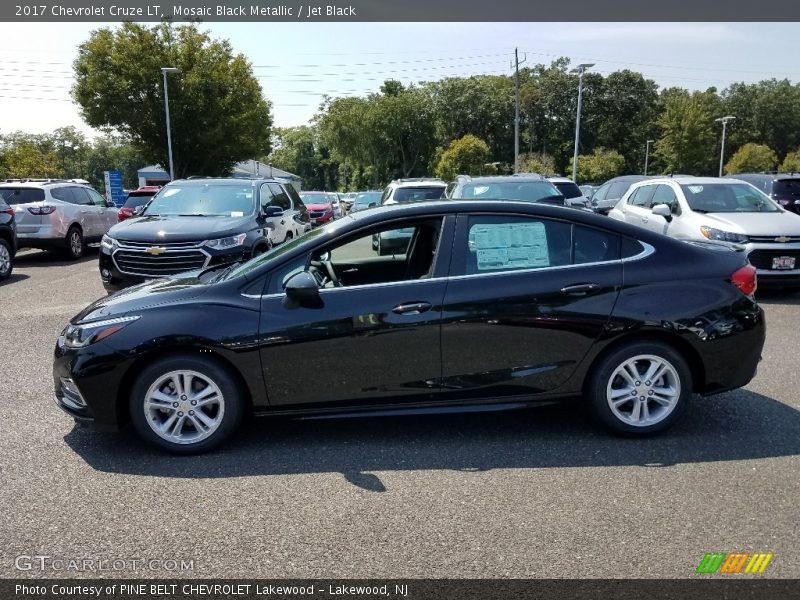 Mosaic Black Metallic / Jet Black 2017 Chevrolet Cruze LT