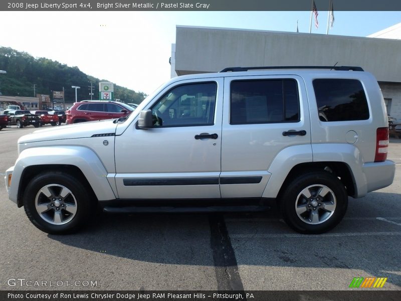 Bright Silver Metallic / Pastel Slate Gray 2008 Jeep Liberty Sport 4x4