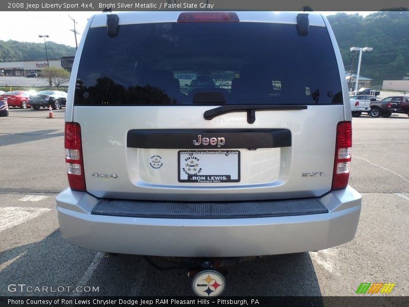 Bright Silver Metallic / Pastel Slate Gray 2008 Jeep Liberty Sport 4x4