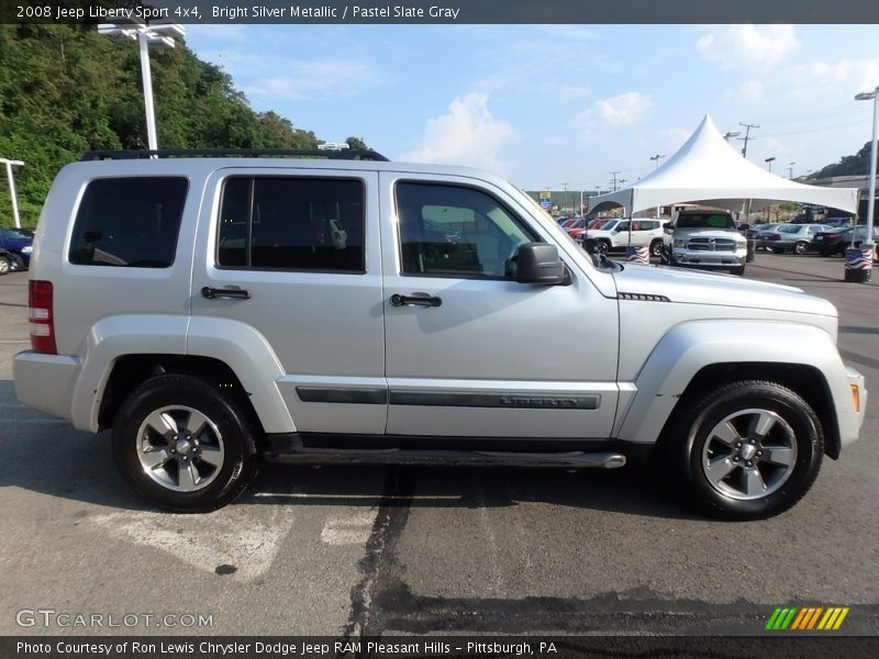 Bright Silver Metallic / Pastel Slate Gray 2008 Jeep Liberty Sport 4x4