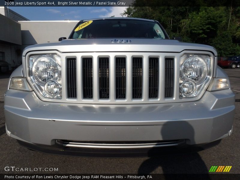 Bright Silver Metallic / Pastel Slate Gray 2008 Jeep Liberty Sport 4x4
