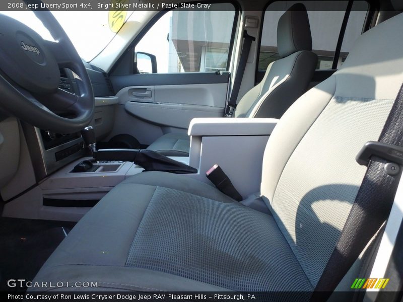 Bright Silver Metallic / Pastel Slate Gray 2008 Jeep Liberty Sport 4x4