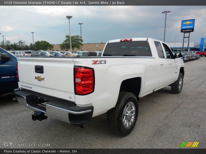 Summit White / Jet Black 2018 Chevrolet Silverado 2500HD LT Double Cab 4x4
