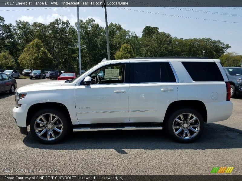 Iridescent Pearl Tricoat / Cocoa/Dune 2017 Chevrolet Tahoe LT 4WD