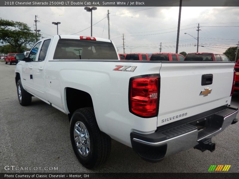 Summit White / Jet Black 2018 Chevrolet Silverado 2500HD LT Double Cab 4x4