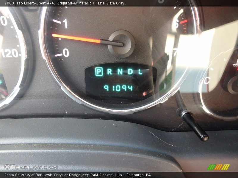 Bright Silver Metallic / Pastel Slate Gray 2008 Jeep Liberty Sport 4x4