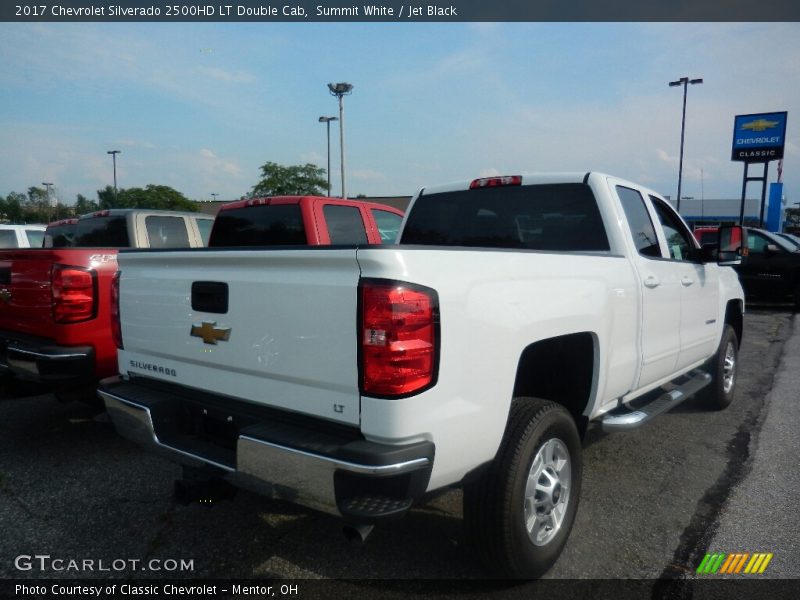 Summit White / Jet Black 2017 Chevrolet Silverado 2500HD LT Double Cab