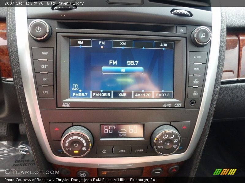 Black Raven / Ebony 2007 Cadillac SRX V6