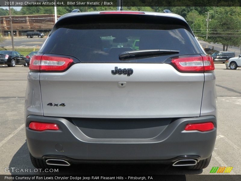 Billet Silver Metallic / Black 2018 Jeep Cherokee Altitude 4x4