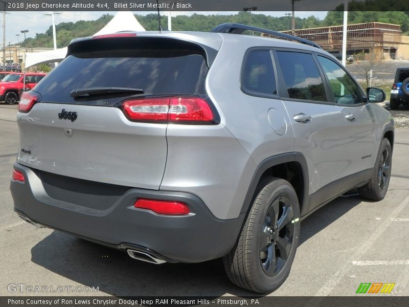Billet Silver Metallic / Black 2018 Jeep Cherokee Altitude 4x4