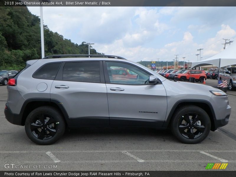 Billet Silver Metallic / Black 2018 Jeep Cherokee Altitude 4x4