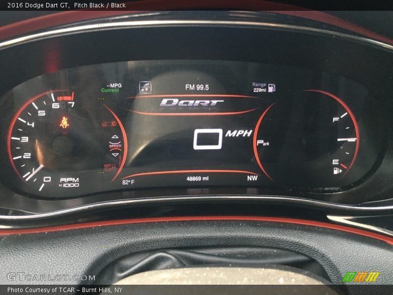 Pitch Black / Black 2016 Dodge Dart GT