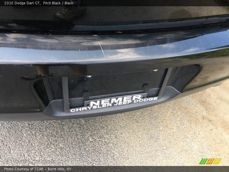 Pitch Black / Black 2016 Dodge Dart GT