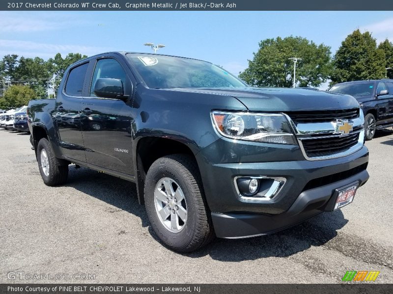 Graphite Metallic / Jet Black/­Dark Ash 2017 Chevrolet Colorado WT Crew Cab