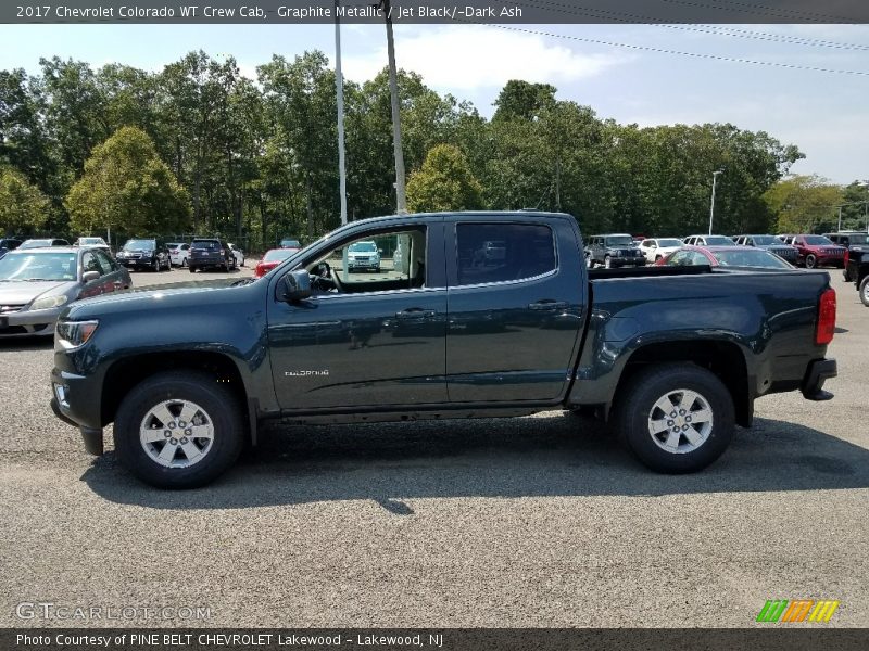Graphite Metallic / Jet Black/­Dark Ash 2017 Chevrolet Colorado WT Crew Cab