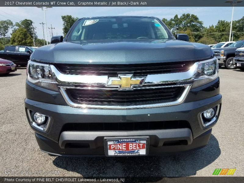 Graphite Metallic / Jet Black/­Dark Ash 2017 Chevrolet Colorado WT Crew Cab