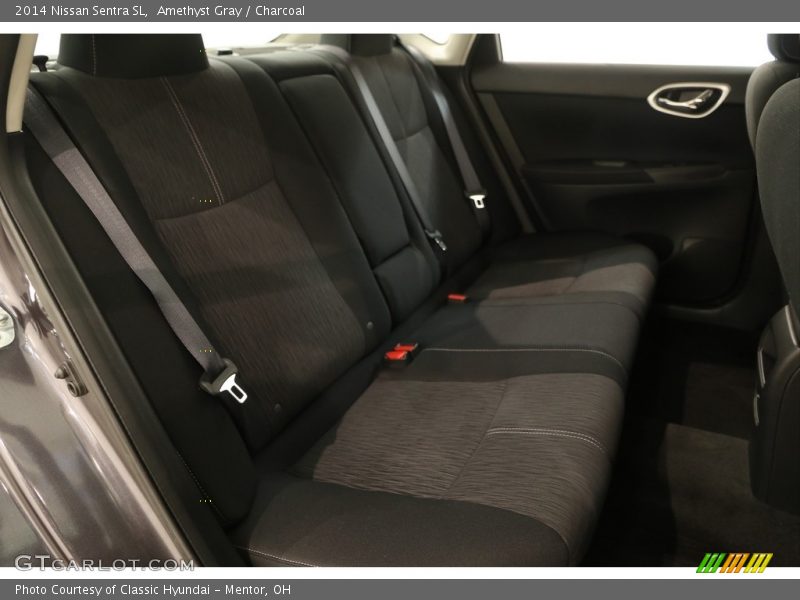 Amethyst Gray / Charcoal 2014 Nissan Sentra SL
