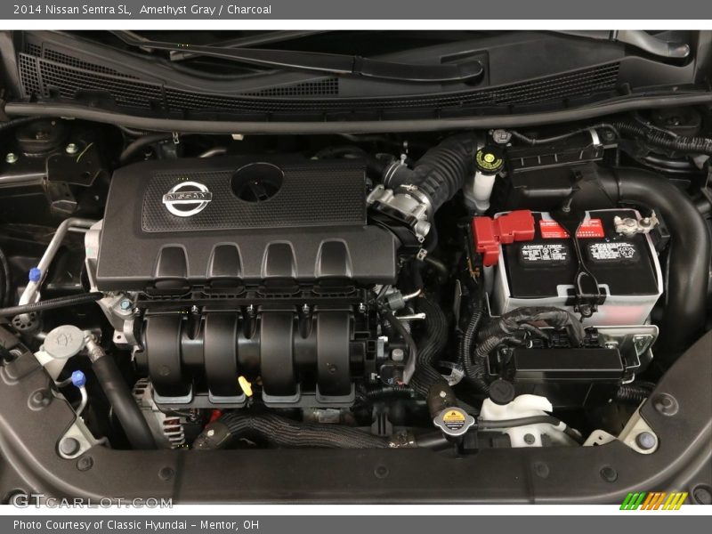 Amethyst Gray / Charcoal 2014 Nissan Sentra SL
