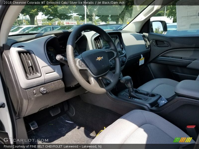 Silver Ice Metallic / Jet Black/Dark Ash 2018 Chevrolet Colorado WT Extended Cab