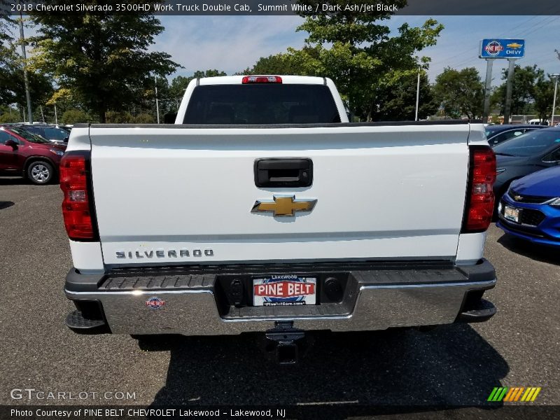 Summit White / Dark Ash/Jet Black 2018 Chevrolet Silverado 3500HD Work Truck Double Cab