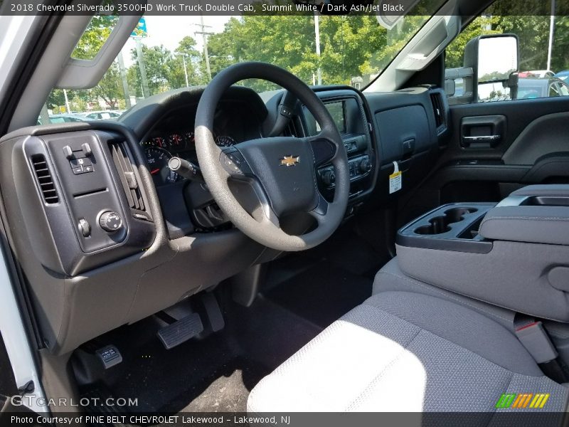  2018 Silverado 3500HD Work Truck Double Cab Dark Ash/Jet Black Interior