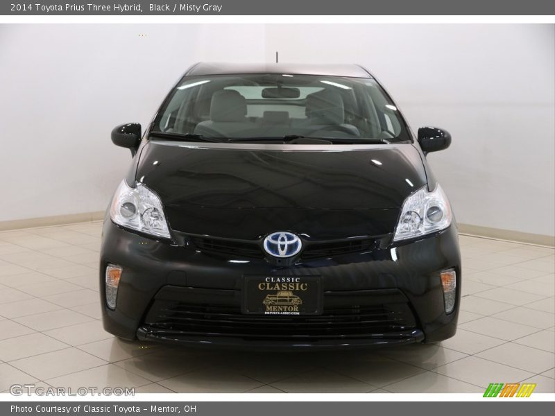 Black / Misty Gray 2014 Toyota Prius Three Hybrid