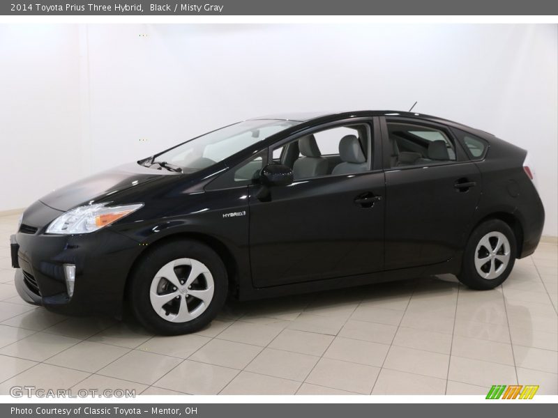 Black / Misty Gray 2014 Toyota Prius Three Hybrid