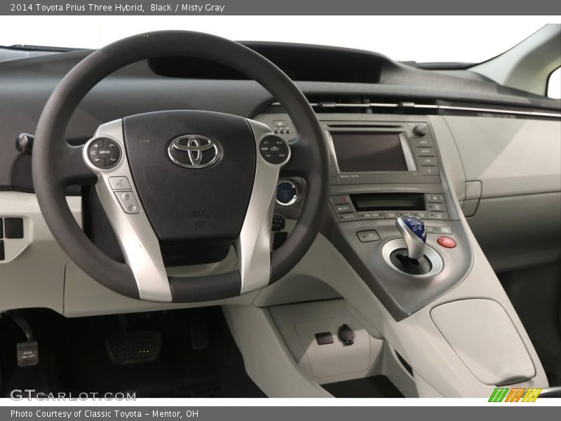 Black / Misty Gray 2014 Toyota Prius Three Hybrid