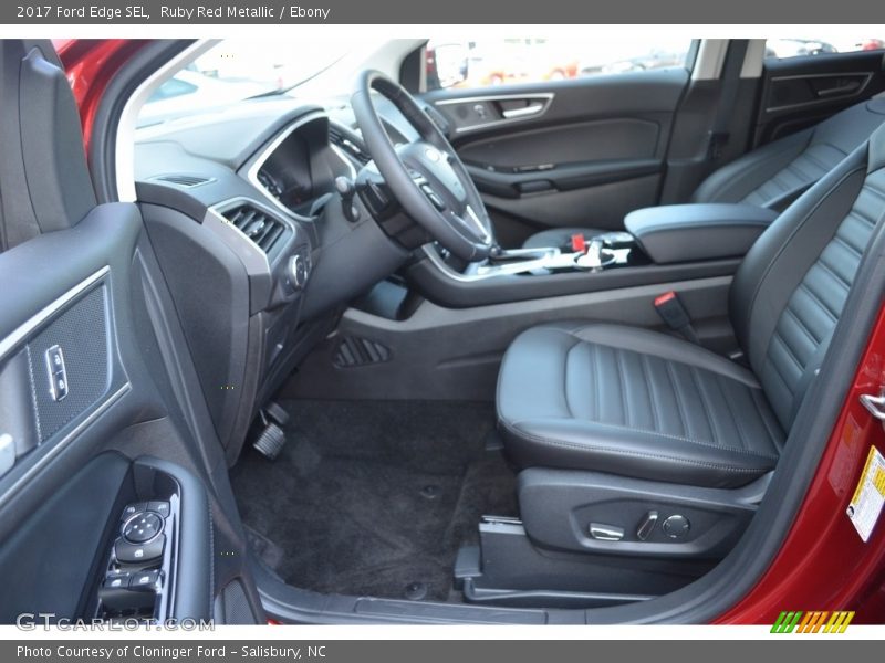 Ruby Red Metallic / Ebony 2017 Ford Edge SEL