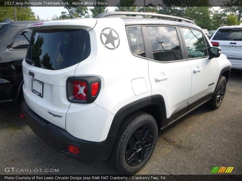 Alpine White / Black 2017 Jeep Renegade Trailhawk 4x4