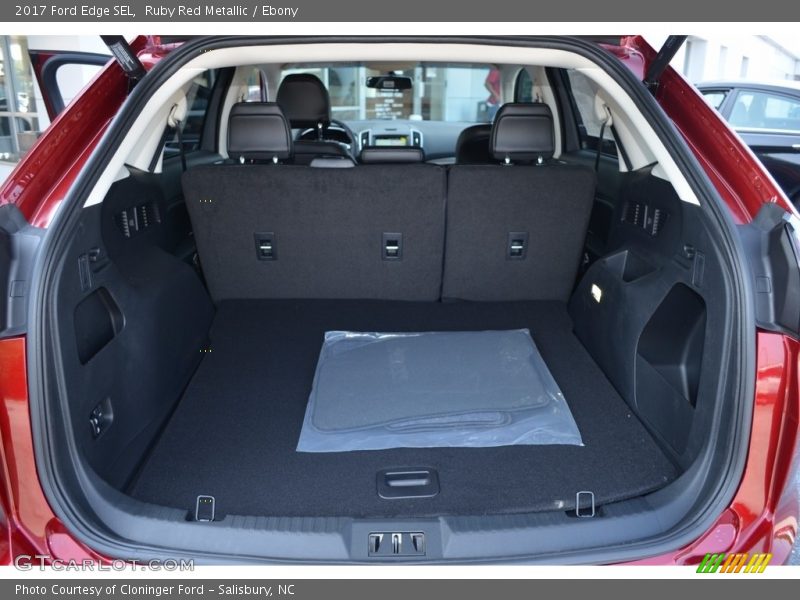 Ruby Red Metallic / Ebony 2017 Ford Edge SEL