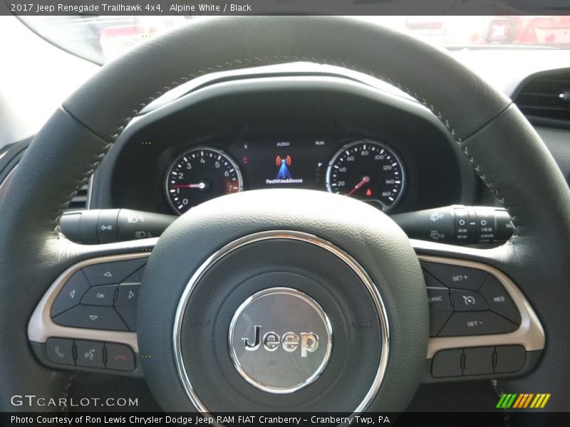 Alpine White / Black 2017 Jeep Renegade Trailhawk 4x4