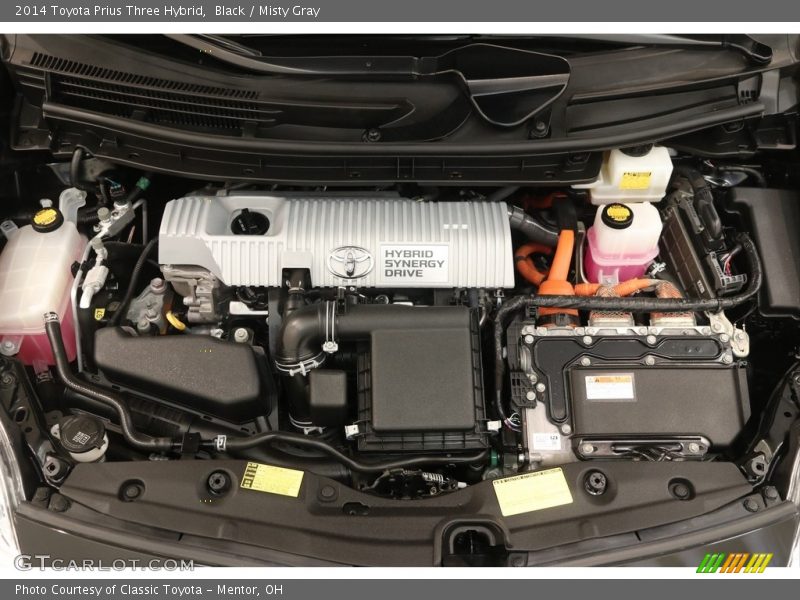 Black / Misty Gray 2014 Toyota Prius Three Hybrid