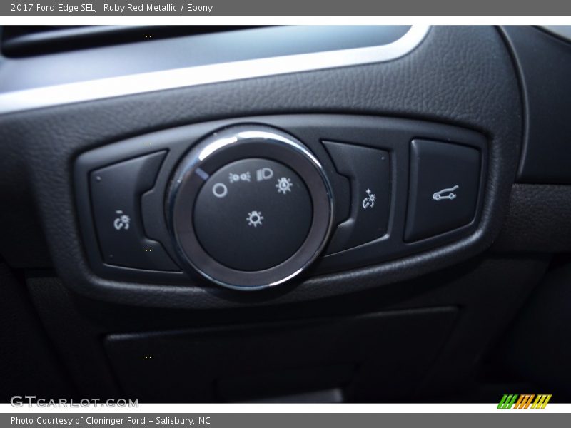 Ruby Red Metallic / Ebony 2017 Ford Edge SEL