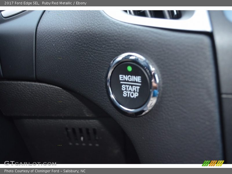 Ruby Red Metallic / Ebony 2017 Ford Edge SEL