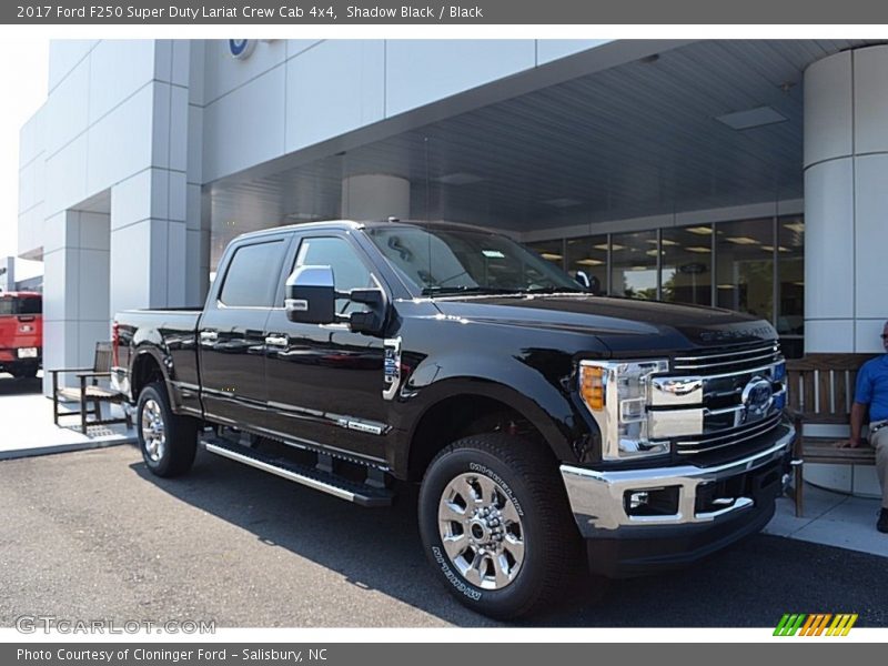 Shadow Black / Black 2017 Ford F250 Super Duty Lariat Crew Cab 4x4