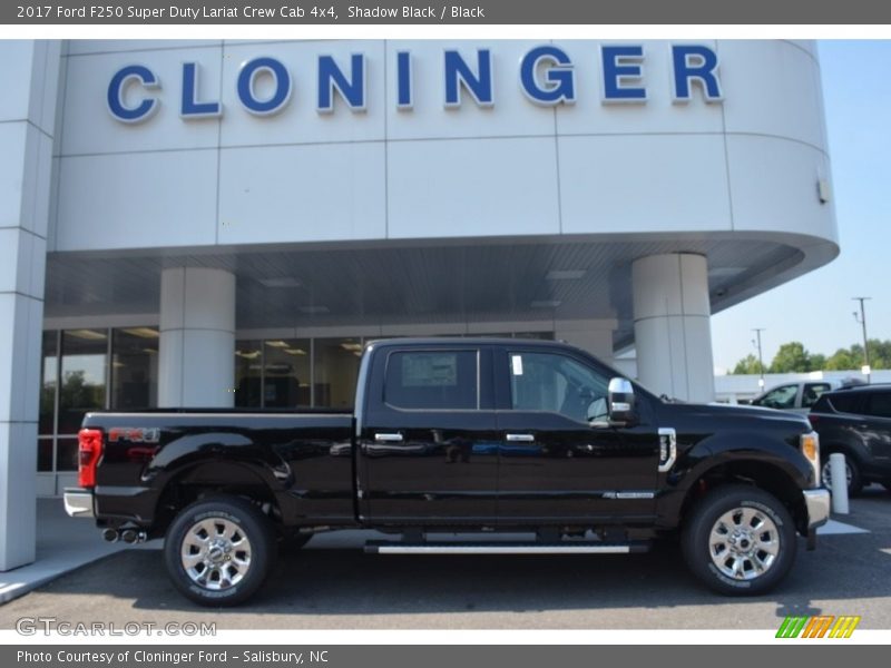 Shadow Black / Black 2017 Ford F250 Super Duty Lariat Crew Cab 4x4