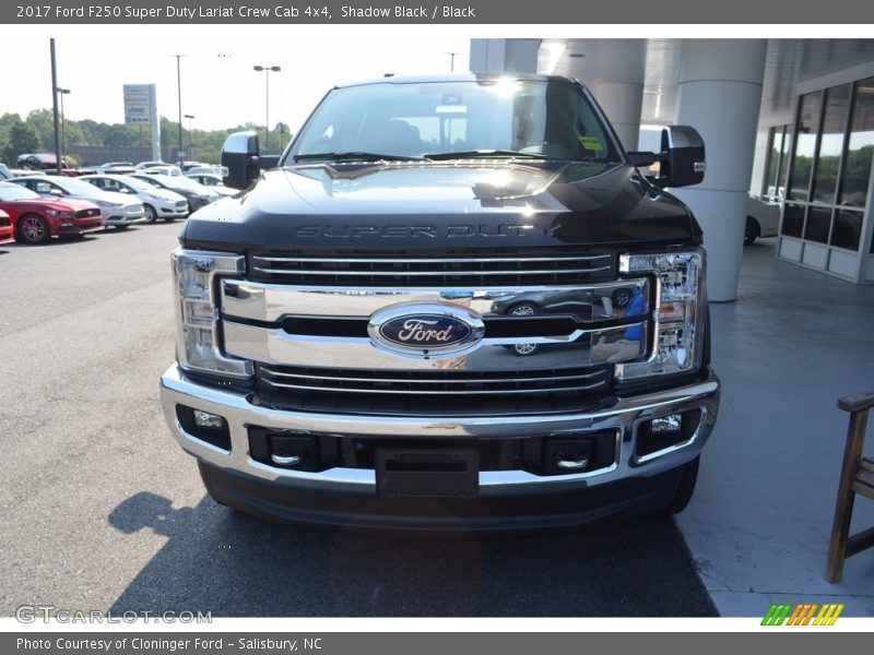 Shadow Black / Black 2017 Ford F250 Super Duty Lariat Crew Cab 4x4