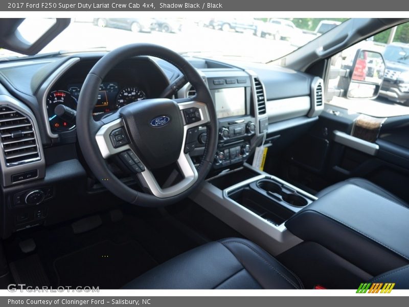 Shadow Black / Black 2017 Ford F250 Super Duty Lariat Crew Cab 4x4