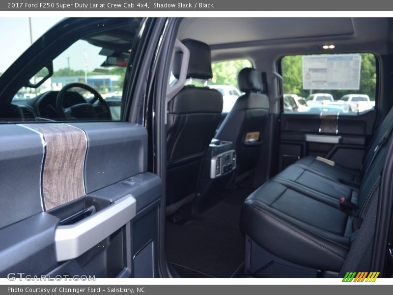 Shadow Black / Black 2017 Ford F250 Super Duty Lariat Crew Cab 4x4