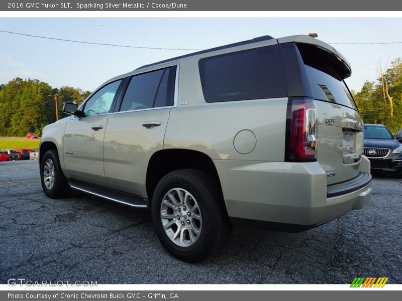 Sparkling Silver Metallic / Cocoa/Dune 2016 GMC Yukon SLT