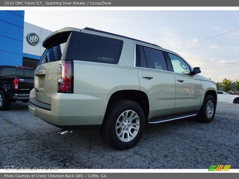 Sparkling Silver Metallic / Cocoa/Dune 2016 GMC Yukon SLT